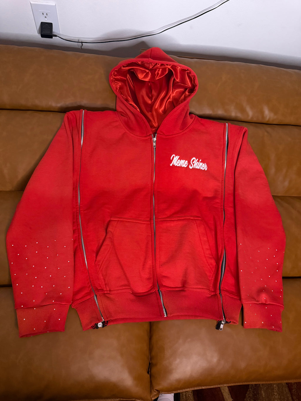 Interchangeable Zipup Red