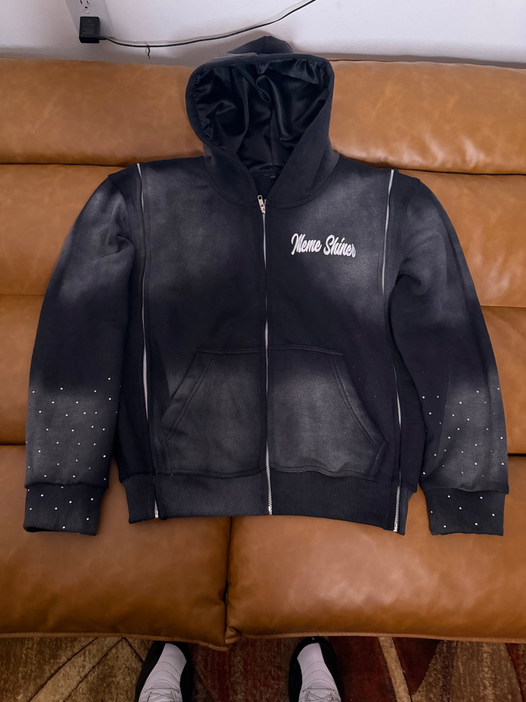 Interchangeable Zipup Black